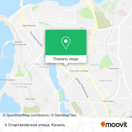 Карта 6 Спартаковская улица