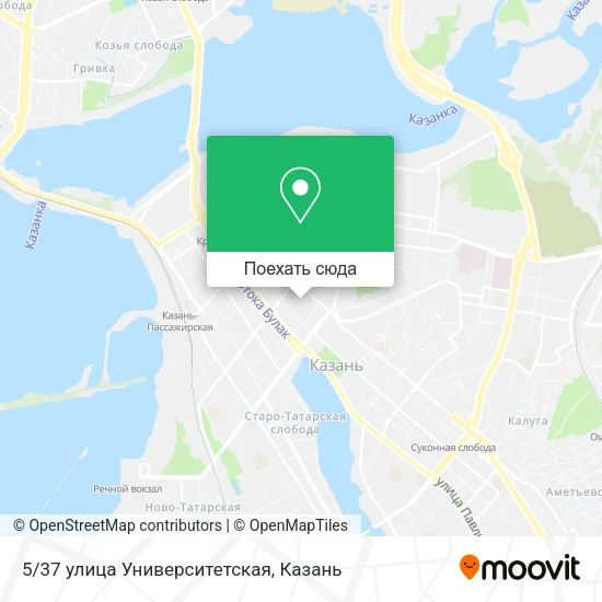 Карта 5/37 улица Университетская