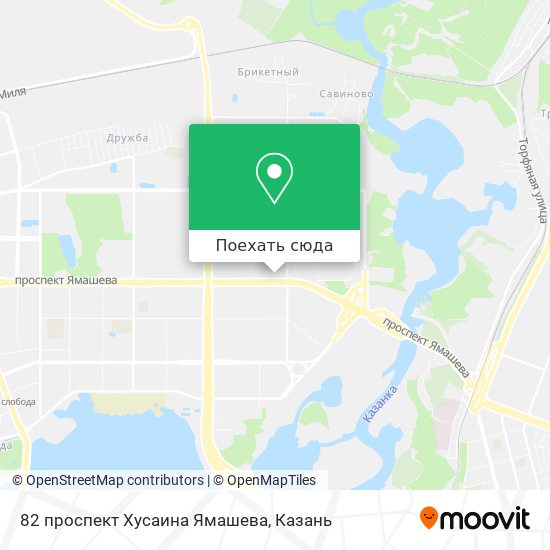 Карта 82 проспект Хусаина Ямашева