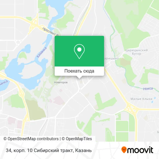 Карта 34, корп. 10 Сибирский тракт