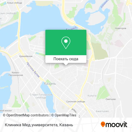 Карта Клиника Мед.университета
