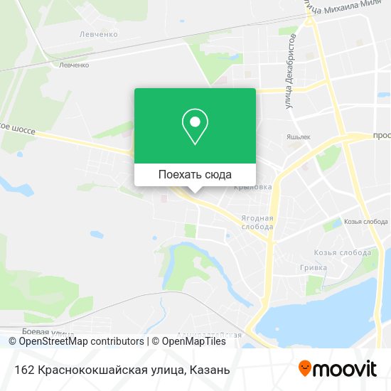 Карта 162 Краснококшайская улица