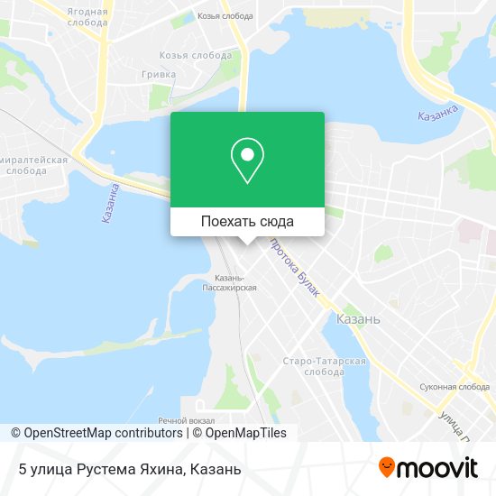 Карта 5 улица Рустема Яхина