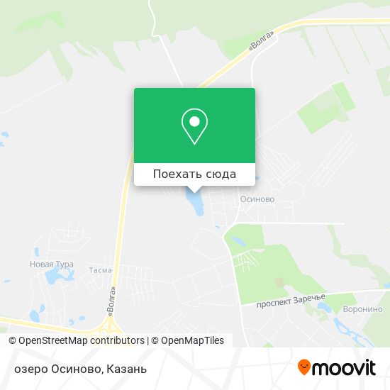Карта озеро Осиново