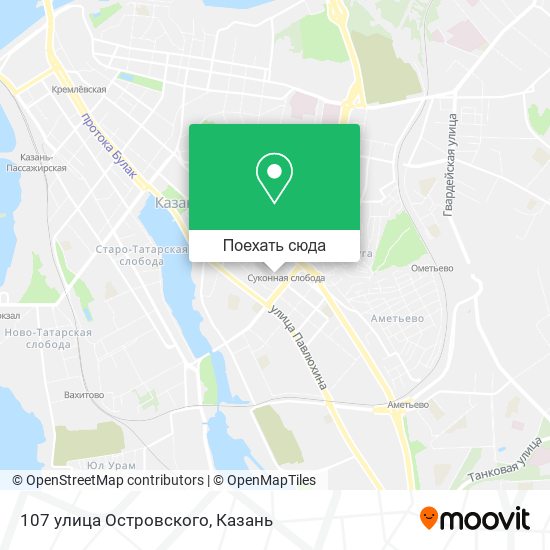 Карта 107 улица Островского