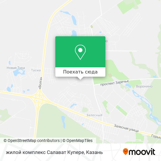 Карта жилой комплекс Салават Купере