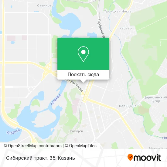 Карта Сибирский тракт, 35