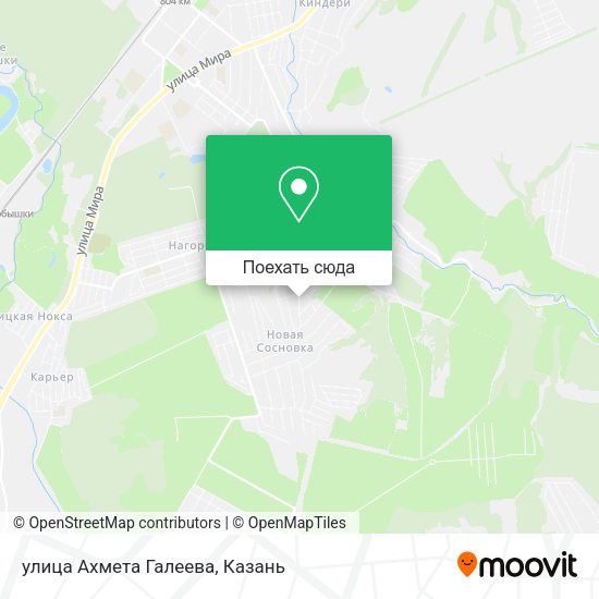 Карта улица Ахмета Галеева