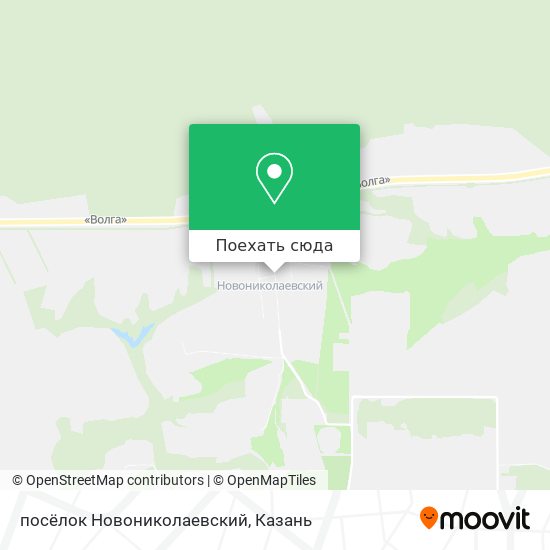 Карта посёлок Новониколаевский