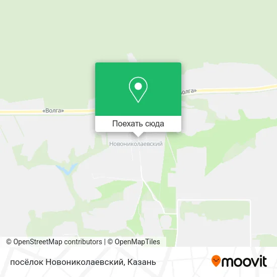 Карта посёлок Новониколаевский