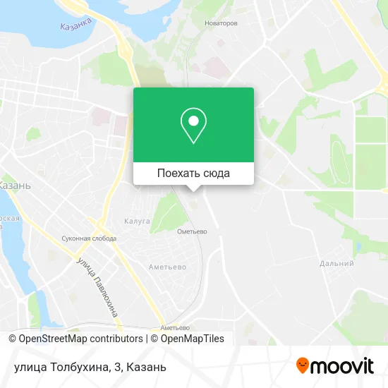 Карта улица Толбухина, 3