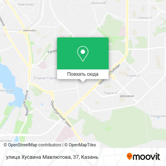 Карта улица Хусаина Мавлютова, 37