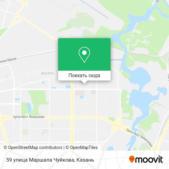 Карта 59 улица Маршала Чуйкова