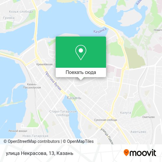 Карта улица Некрасова, 13