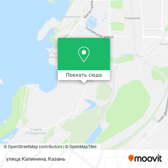 Карта улица Калинина
