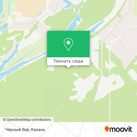 Карта Чёрный бор