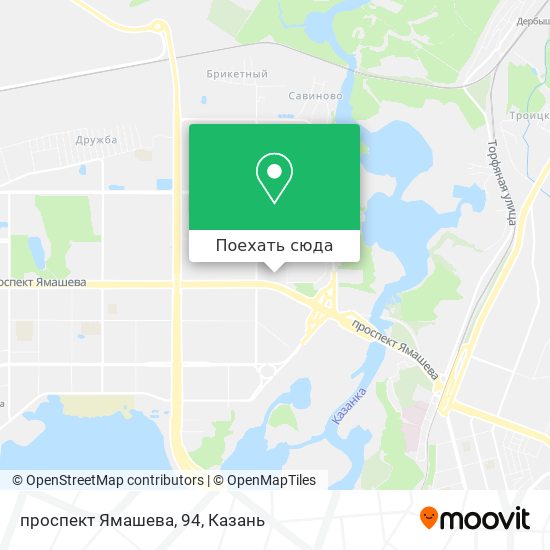 Карта проспект Ямашева, 94