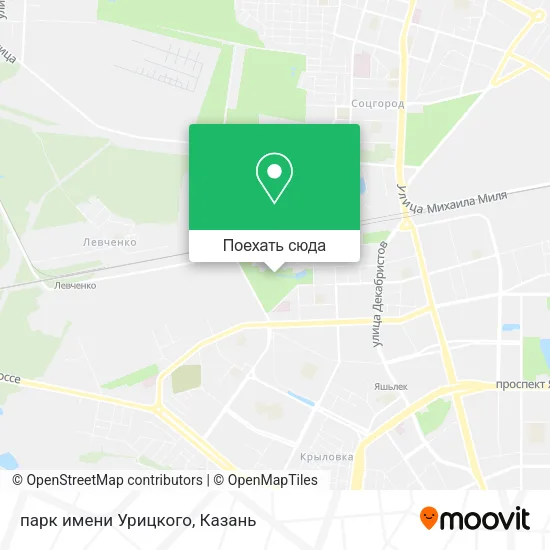 Карта парк имени Урицкого