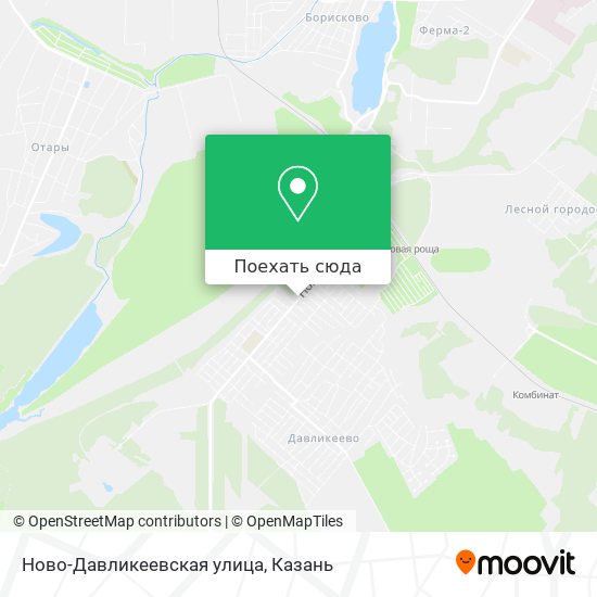 Карта Ново-Давликеевская улица