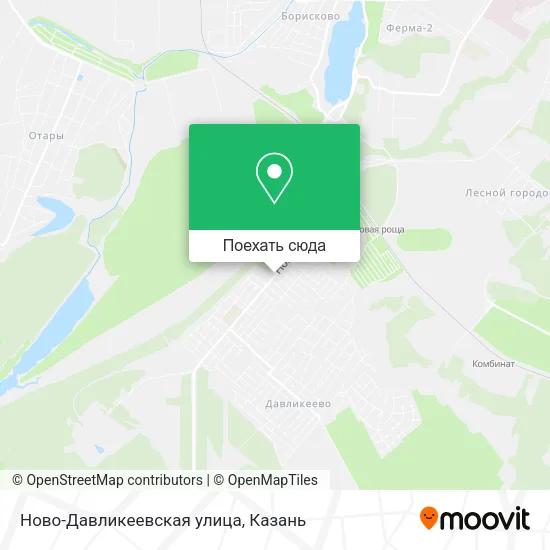 Карта Ново-Давликеевская улица