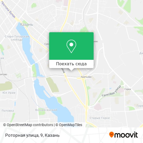 Карта Роторная улица, 9