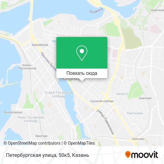 Карта Петербургская улица, 50к5