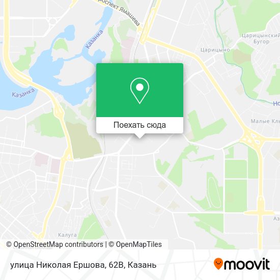 Карта улица Николая Ершова, 62В