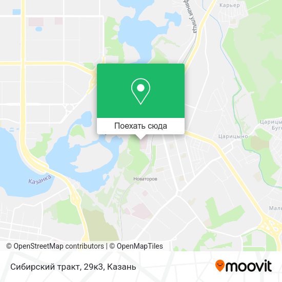Карта Сибирский тракт, 29к3