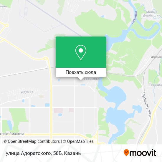 Карта улица Адоратского, 58Б