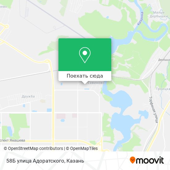 Карта 58Б улица Адоратского