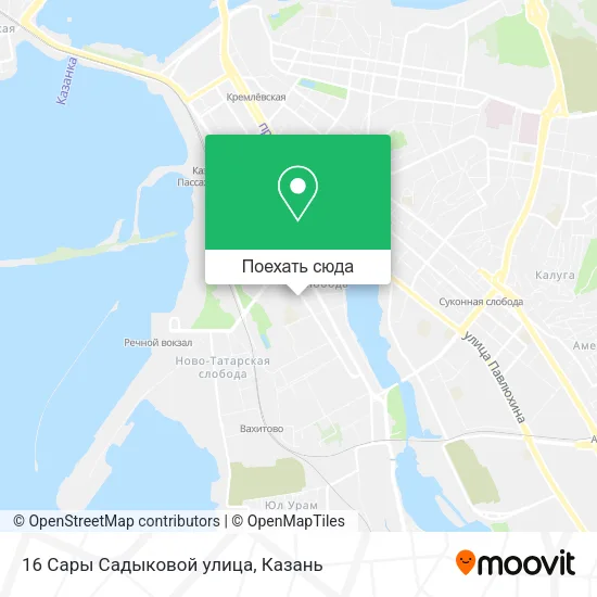 Карта 16 Сары Садыковой улица