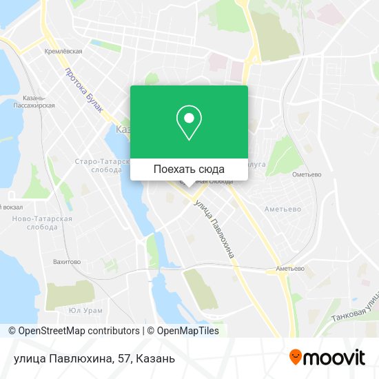 Карта улица Павлюхина, 57
