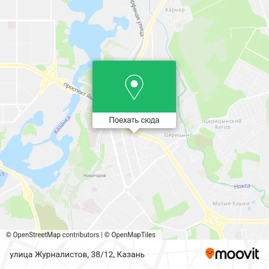 Карта улица Журналистов, 38/12