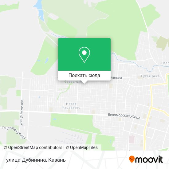 Карта улица Дубинина