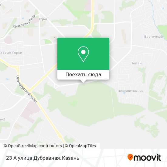 Карта 23 А улица Дубравная