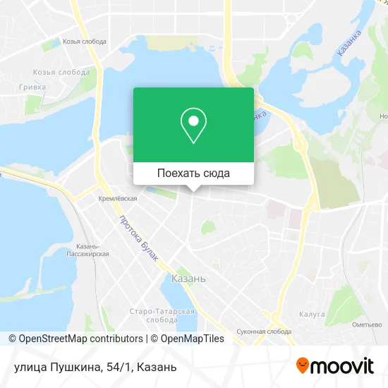 Карта улица Пушкина, 54/1