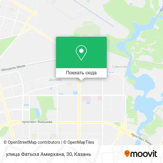 Карта улица Фатыха Амирхана, 30