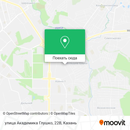 Карта улица Академика Глушко, 22В
