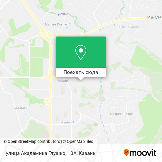 Карта улица Академика Глушко, 10А
