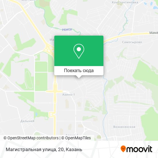 Карта Магистральная улица, 20
