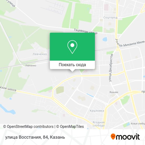 Карта улица Восстания, 84
