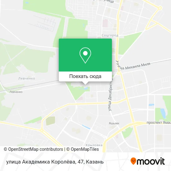 Карта улица Академика Королёва, 47