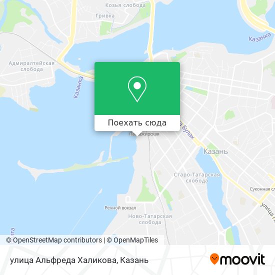 Карта улица Альфреда Халикова