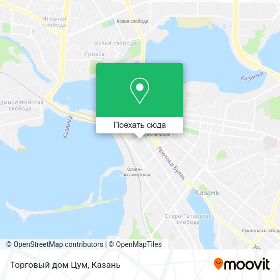 Карта Торговый дом Цум