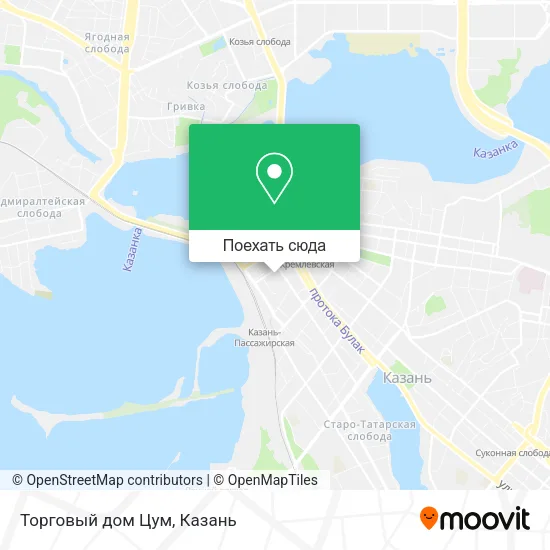 Карта Торговый дом Цум