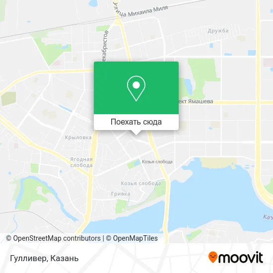 Карта Гулливер