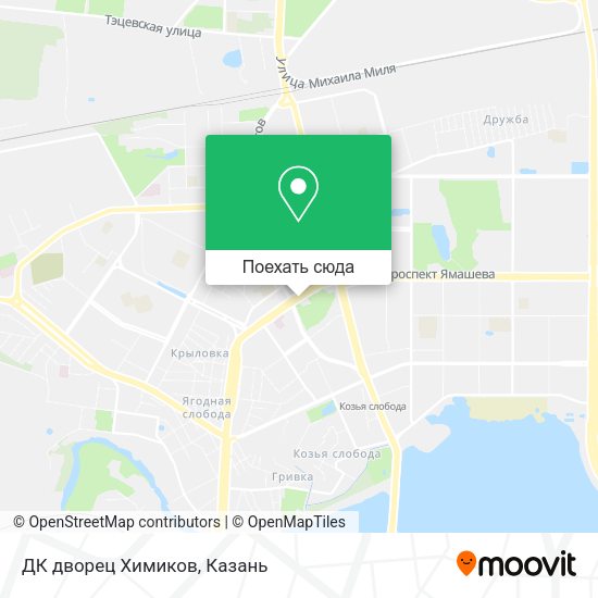 Карта ДК дворец Химиков