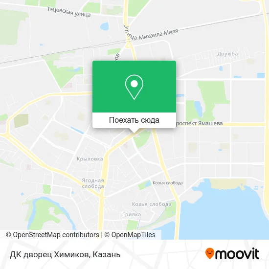 Карта ДК дворец Химиков