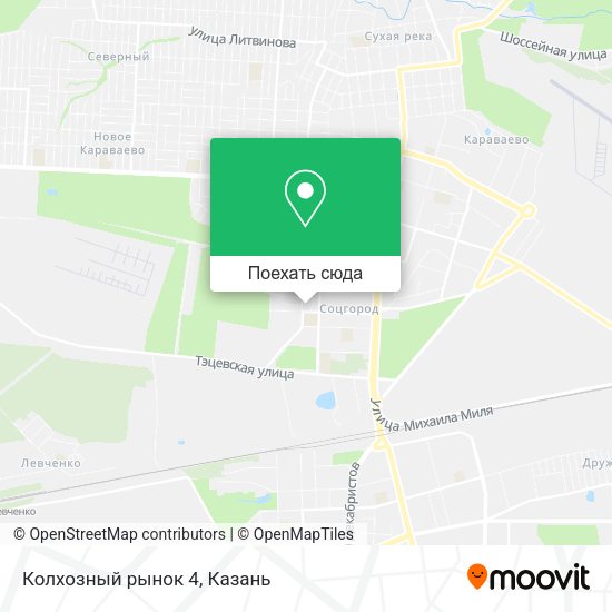 Карта Колхозный рынок 4