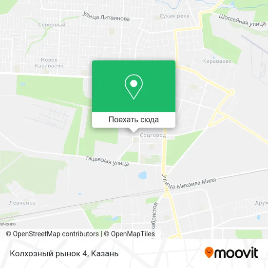 Карта Колхозный рынок 4